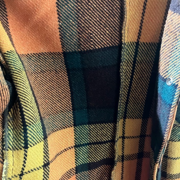 Vintage 1970s Wool Fall Plaid Shacket - Picture 4 of 12